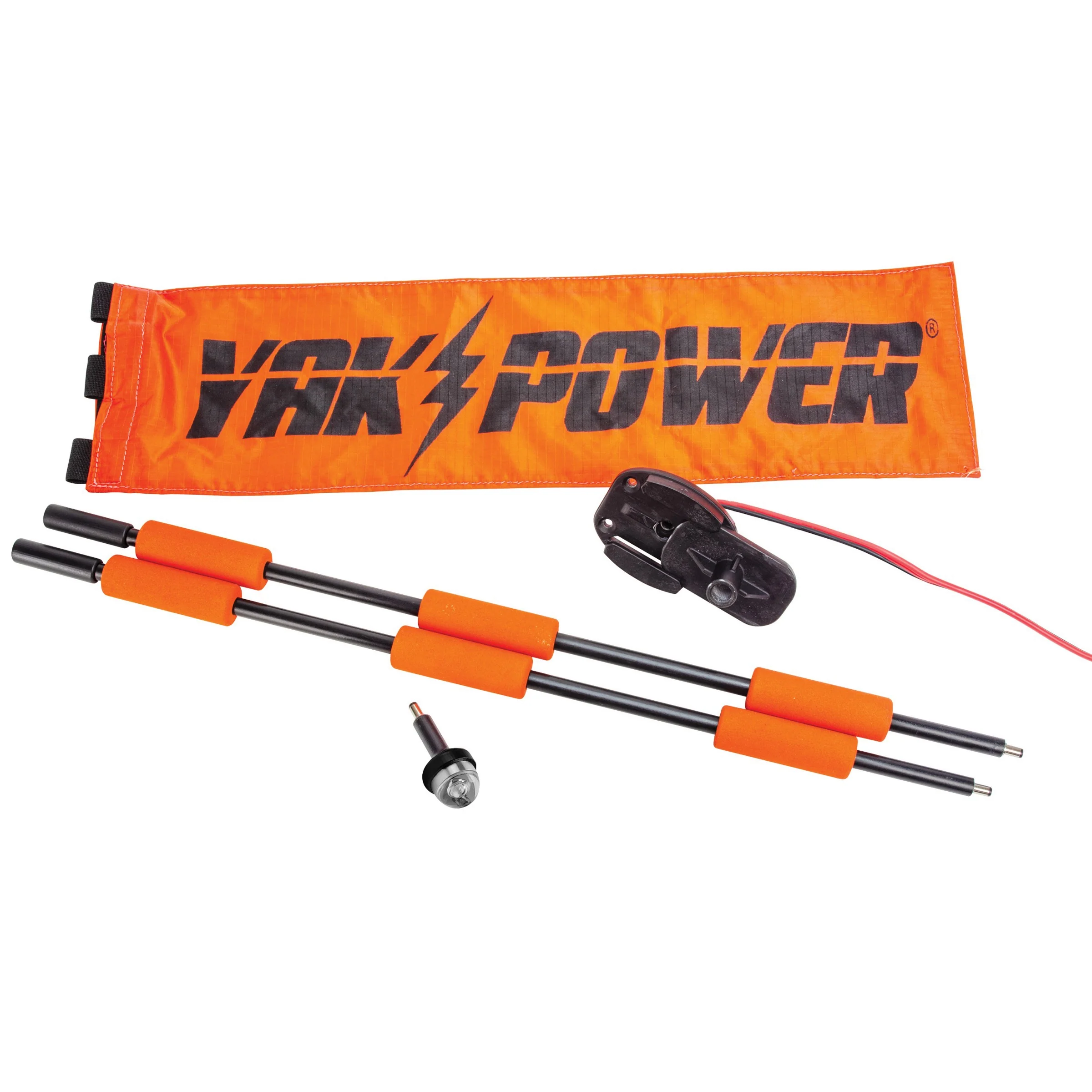 YP-LR360 Lightning Rod - Extendable Powered 360 Degree Safety Light and Safety Flag Questions & Answers