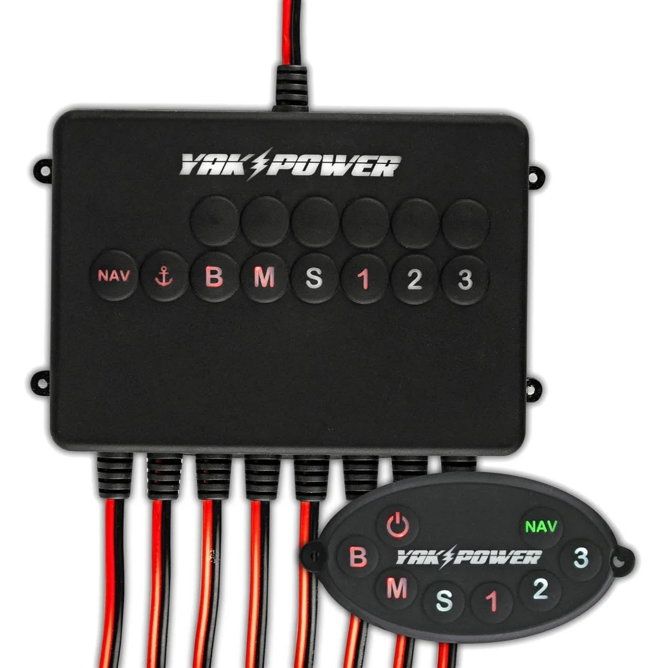 What is included with the Yak Power YP-RP8R switching system?