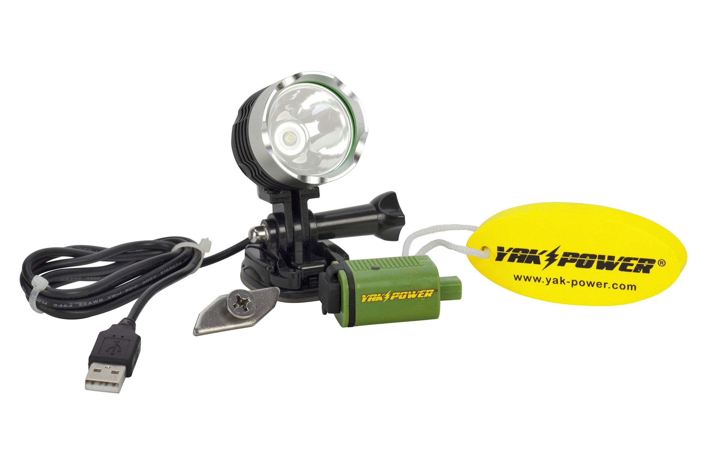 what is the diameter of light head of USB spot and safety light ?