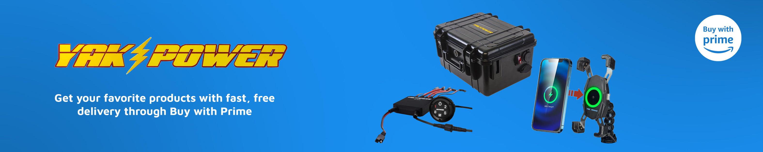 Yak-Power Power Pack Battery Box with USB