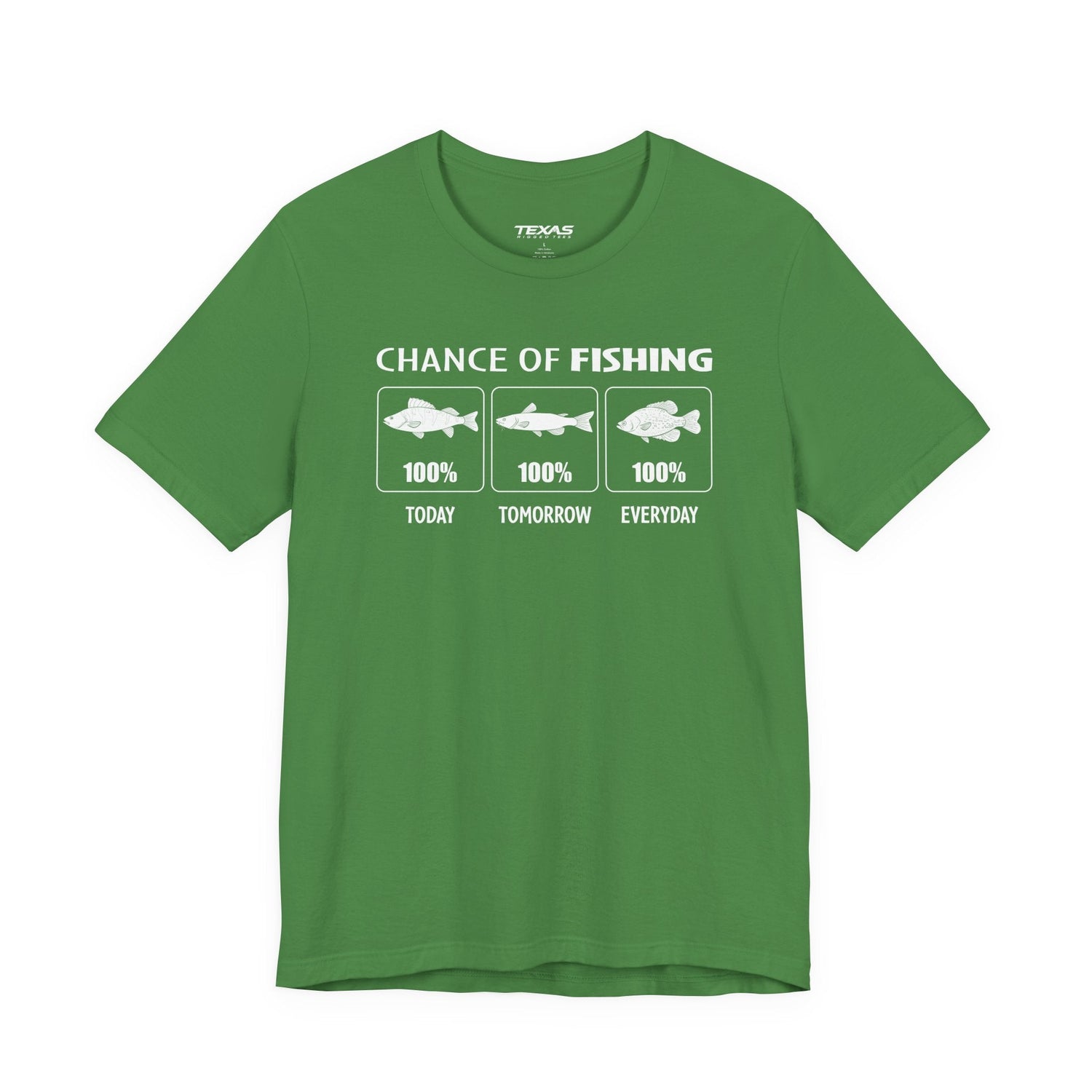 Chance of Fishing — Unisex Cotton Tee