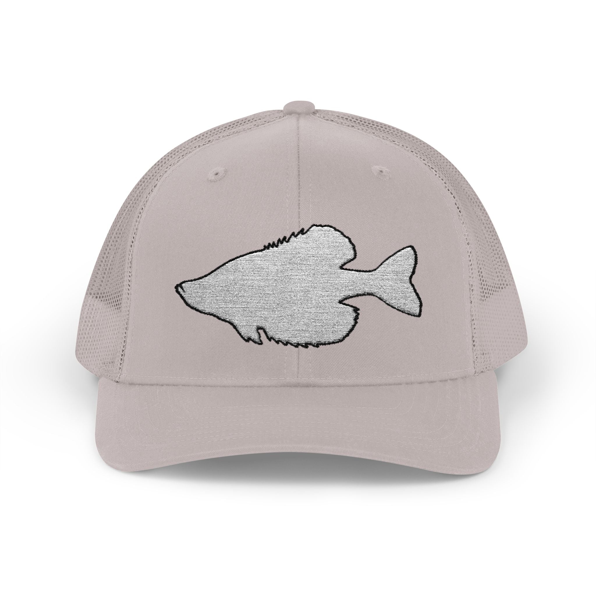 Crappie Silhouette — Embroidered Baseball Cap