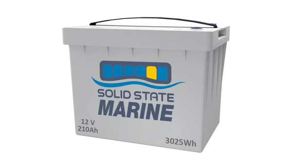 Solid State Marine 12V 210Ah Group 27 Deep Cycle + Starting Battery