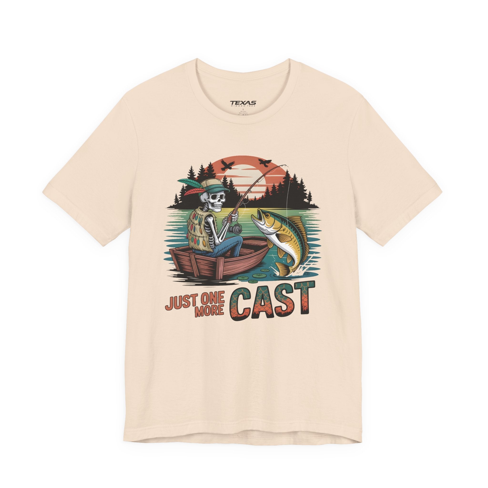 Just One More Cast — Unisex Cotton Tee