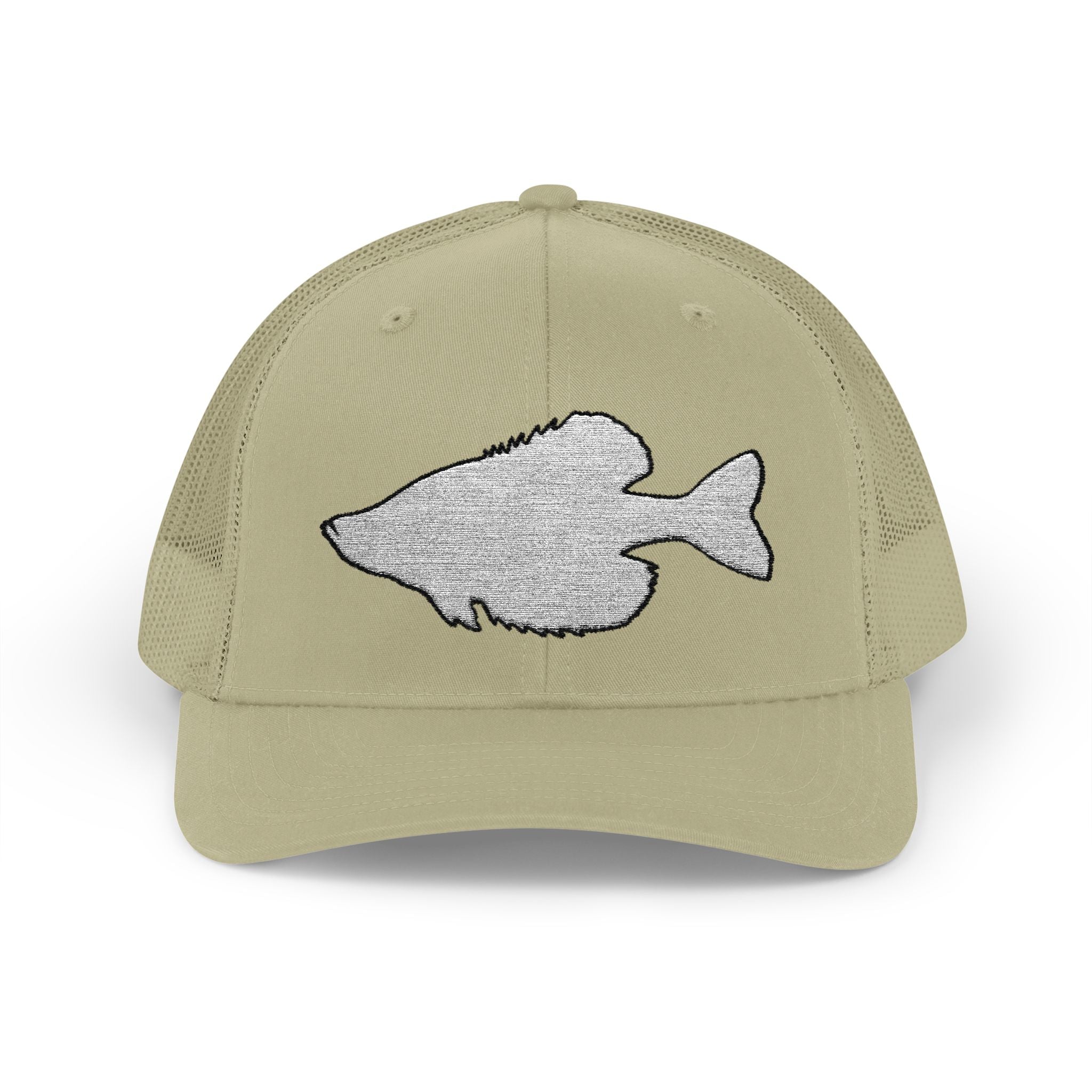Crappie Silhouette — Embroidered Baseball Cap