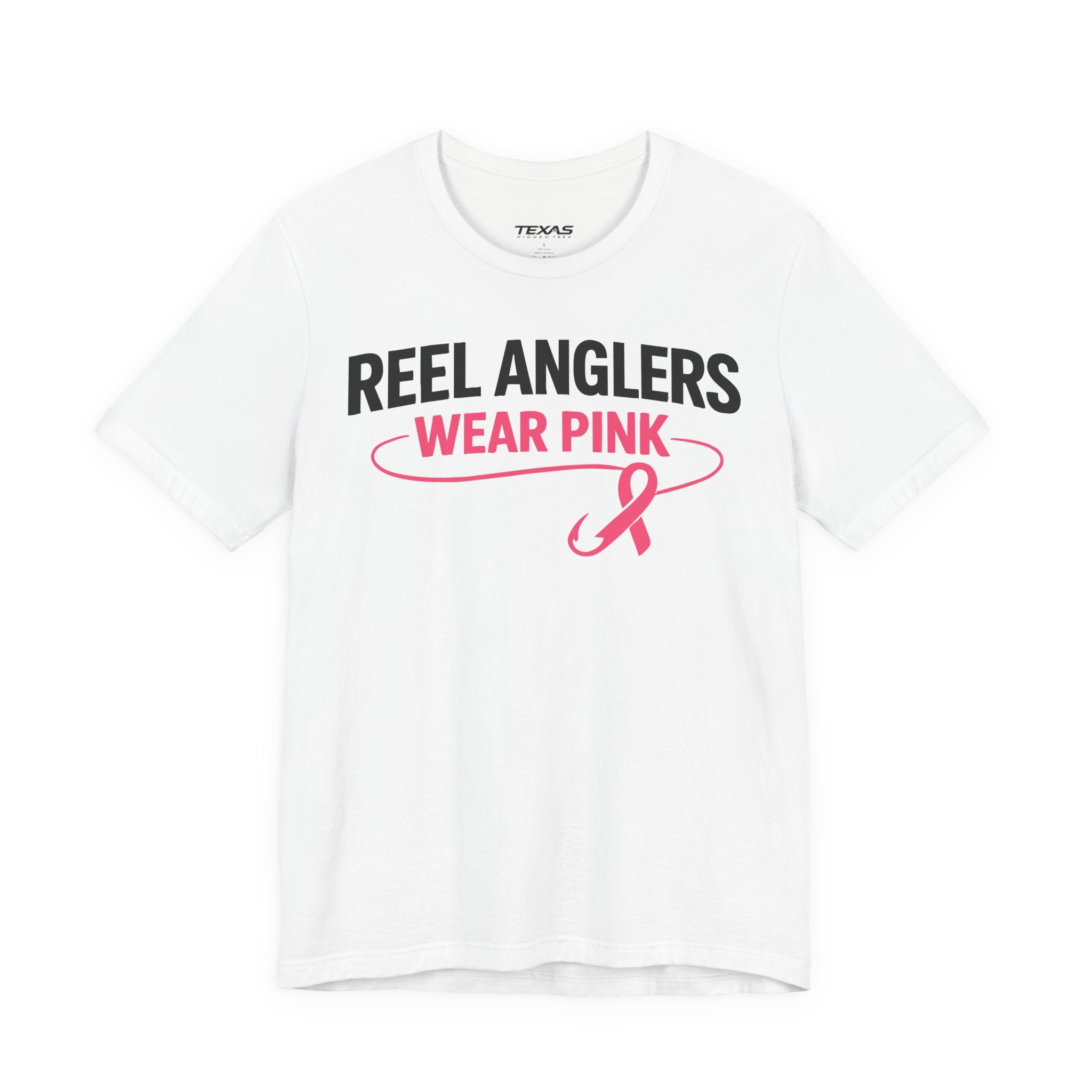 Reel Anglers Wear Pink — Unisex Cotton Tee