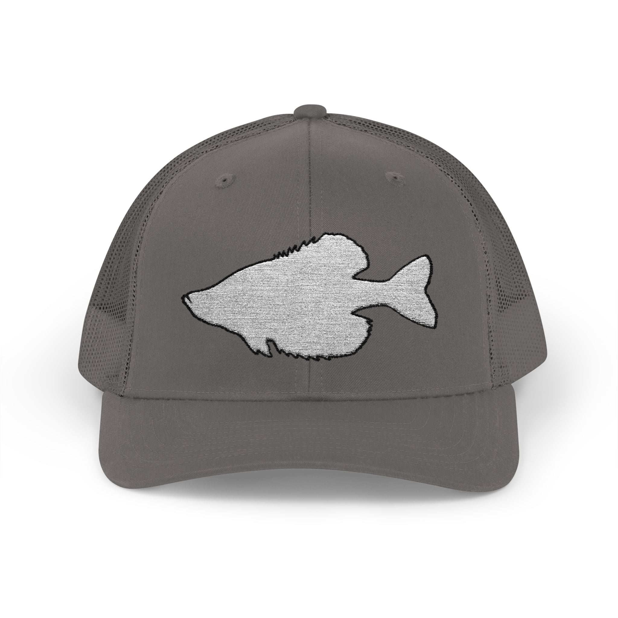 Crappie Silhouette — Embroidered Baseball Cap