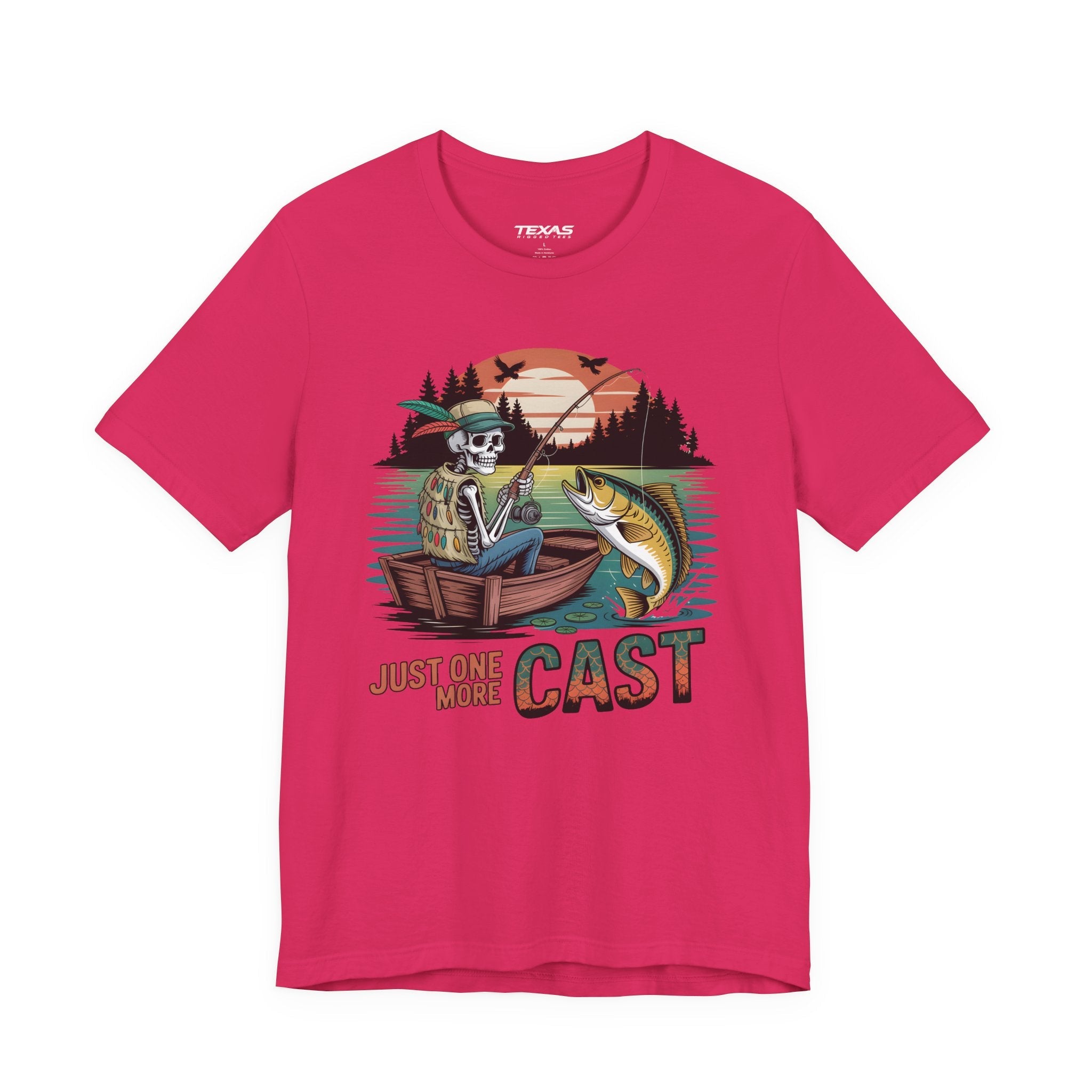 Just One More Cast — Unisex Cotton Tee