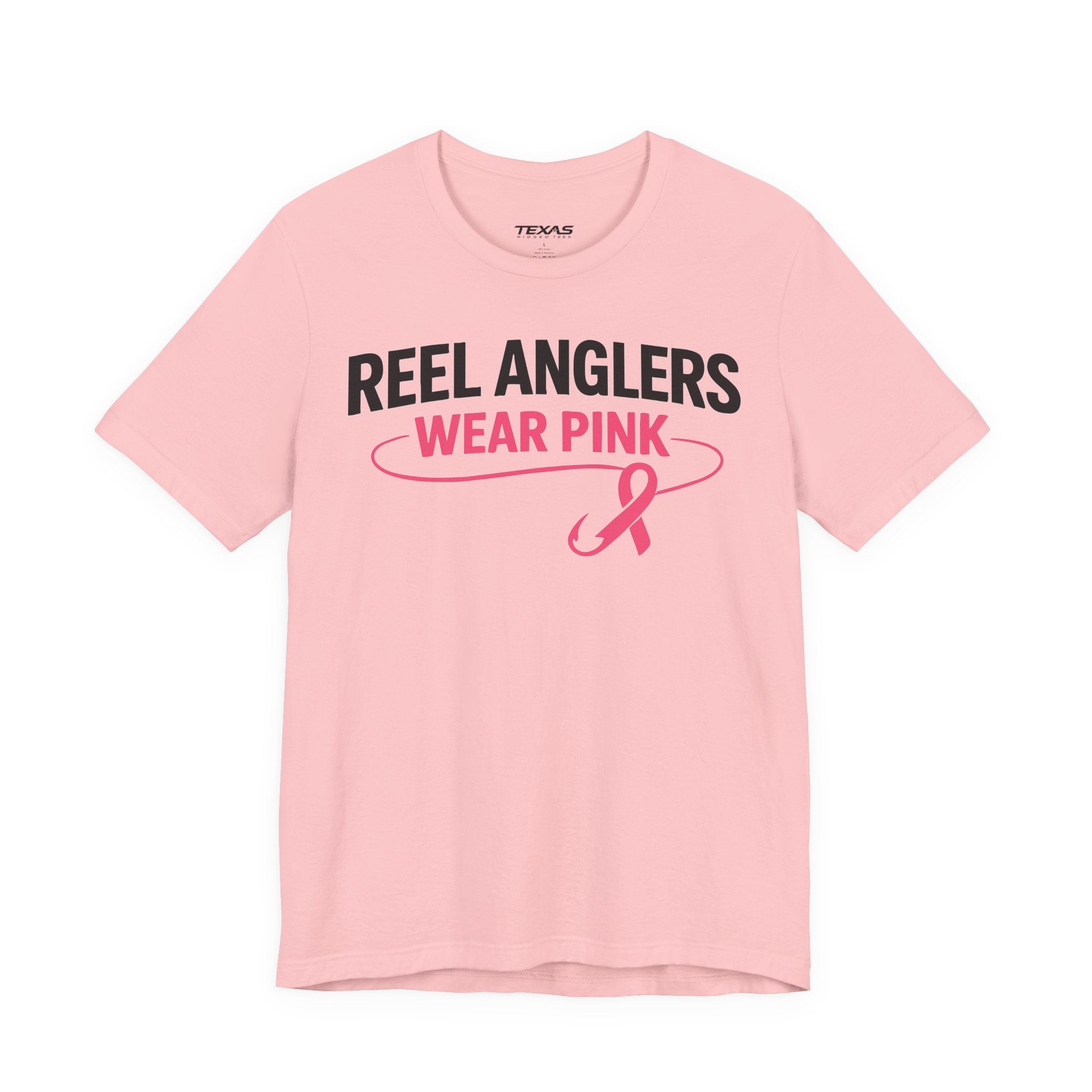 Reel Anglers Wear Pink — Unisex Cotton Tee