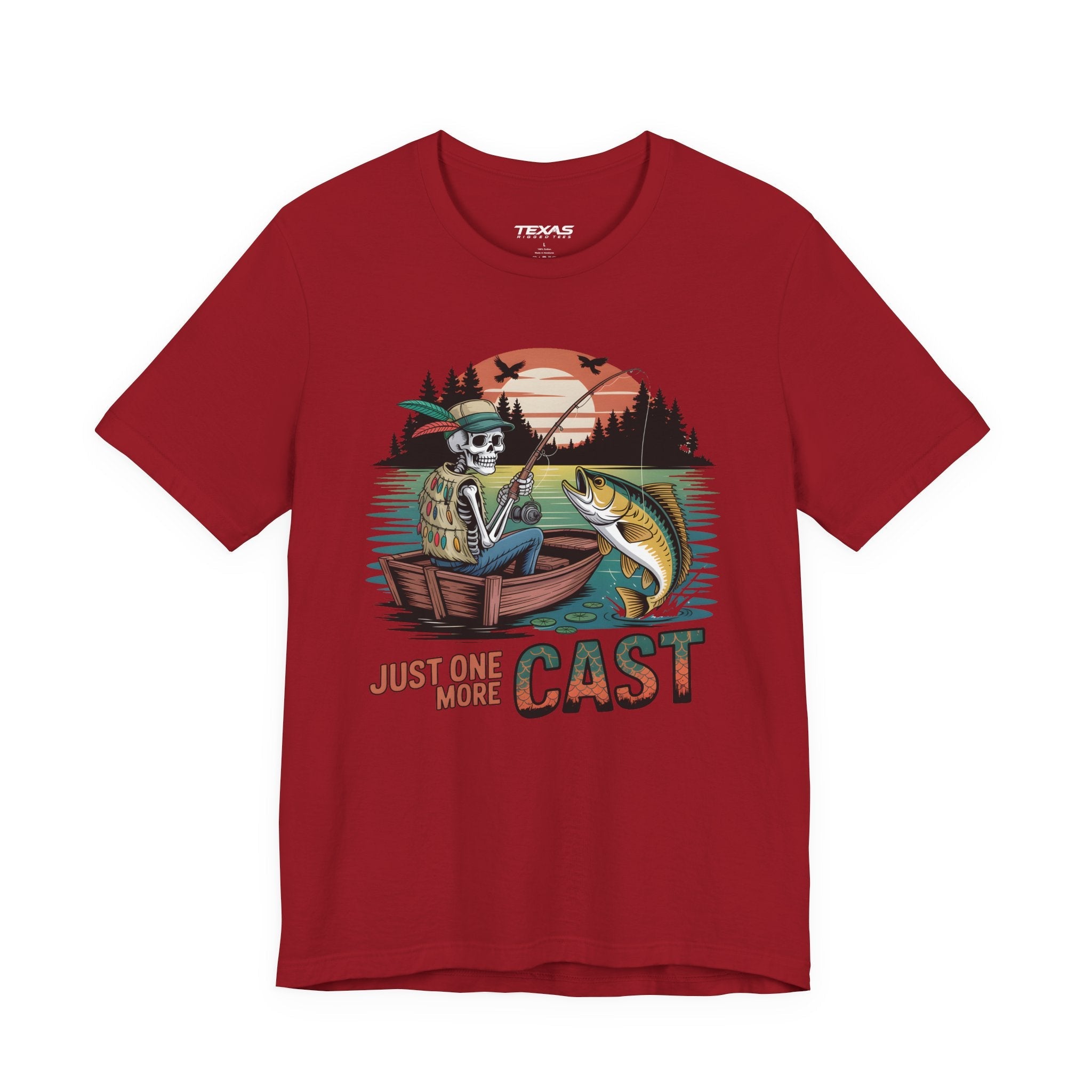 Just One More Cast — Unisex Cotton Tee