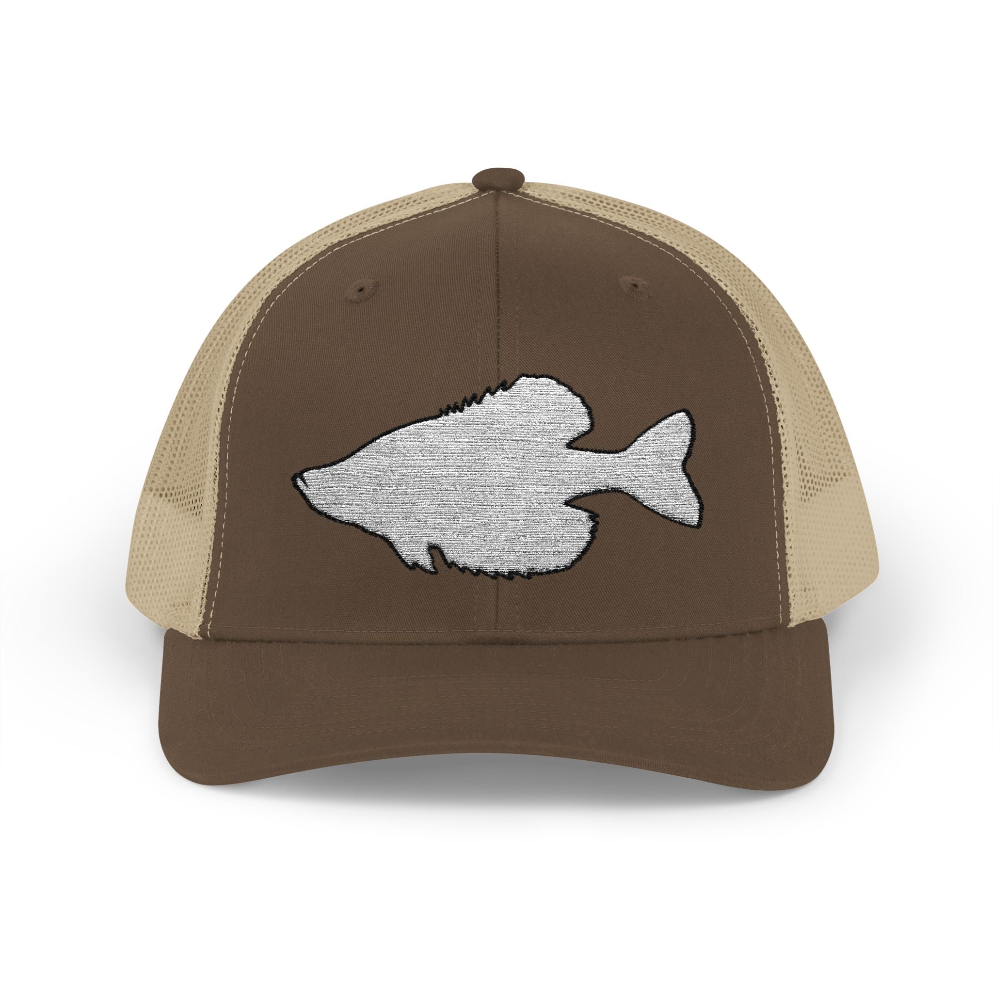 Crappie Silhouette — Embroidered Baseball Cap