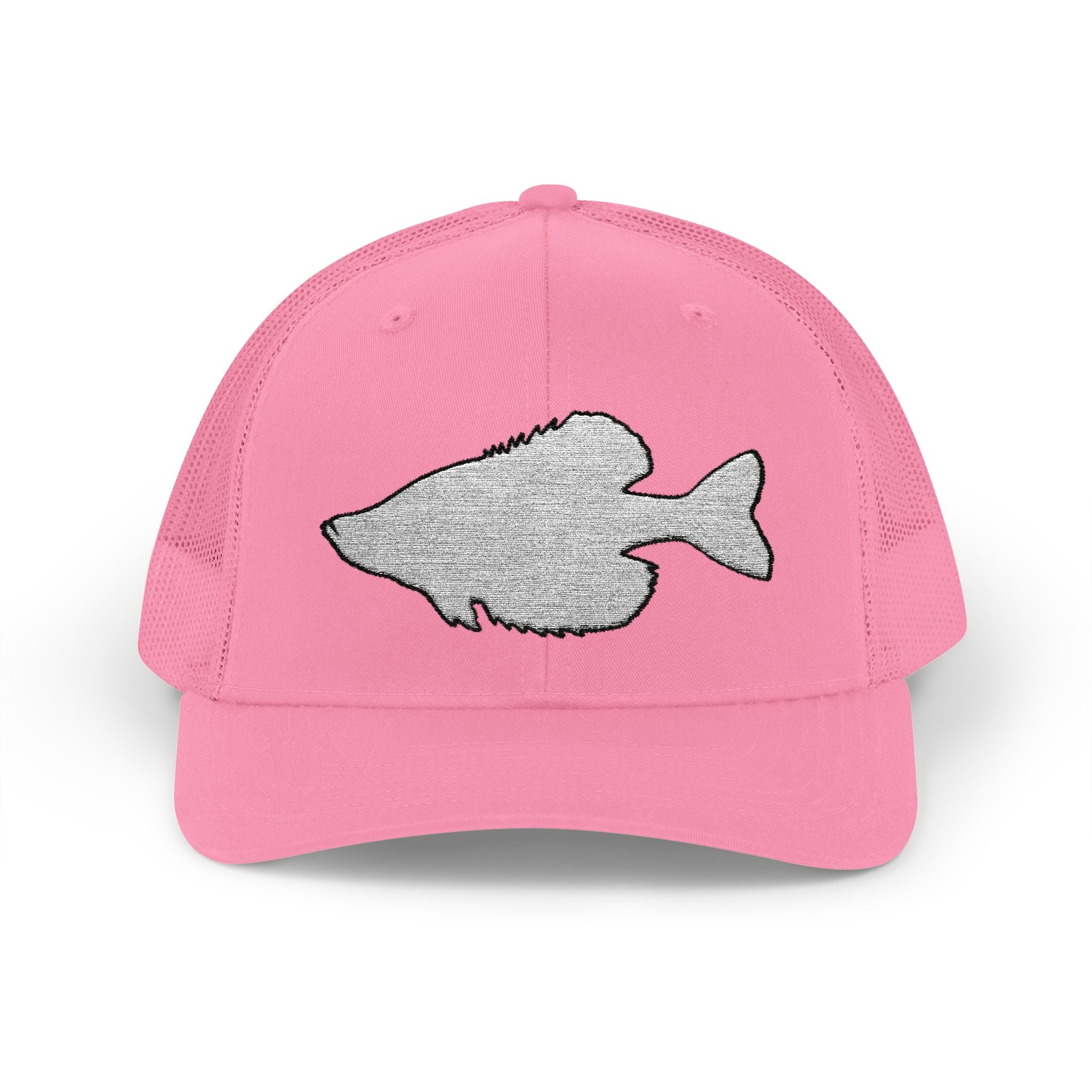Crappie Silhouette — Embroidered Baseball Cap