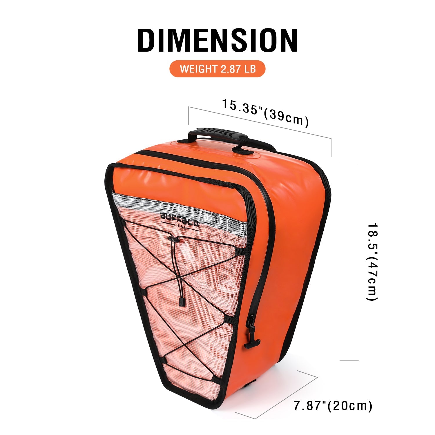 18'' Kayak Cooler Bag With Waterproof Zipper