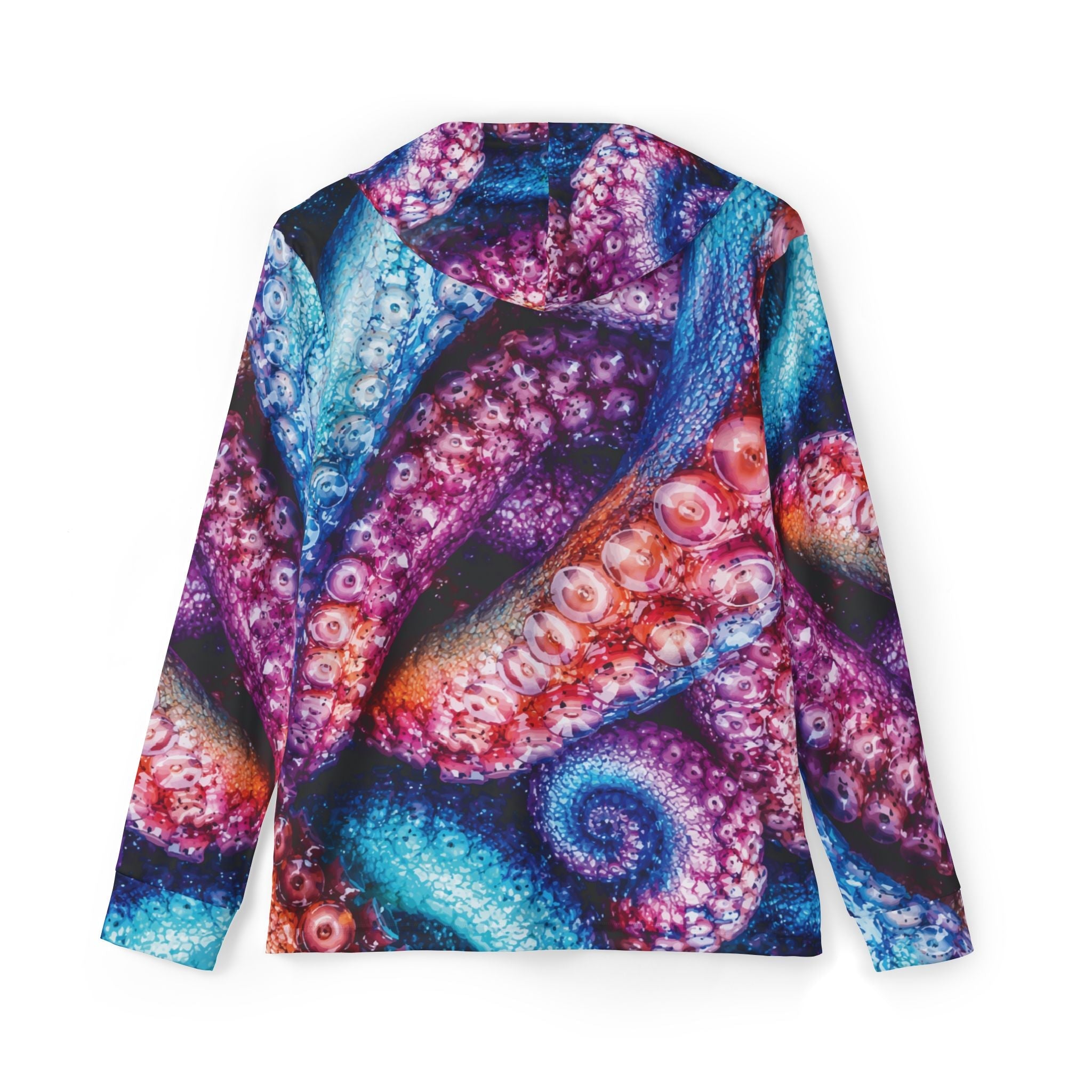 Colorful Octopus — Unisex Fishing Pullover Hoodie (SPF 50+)