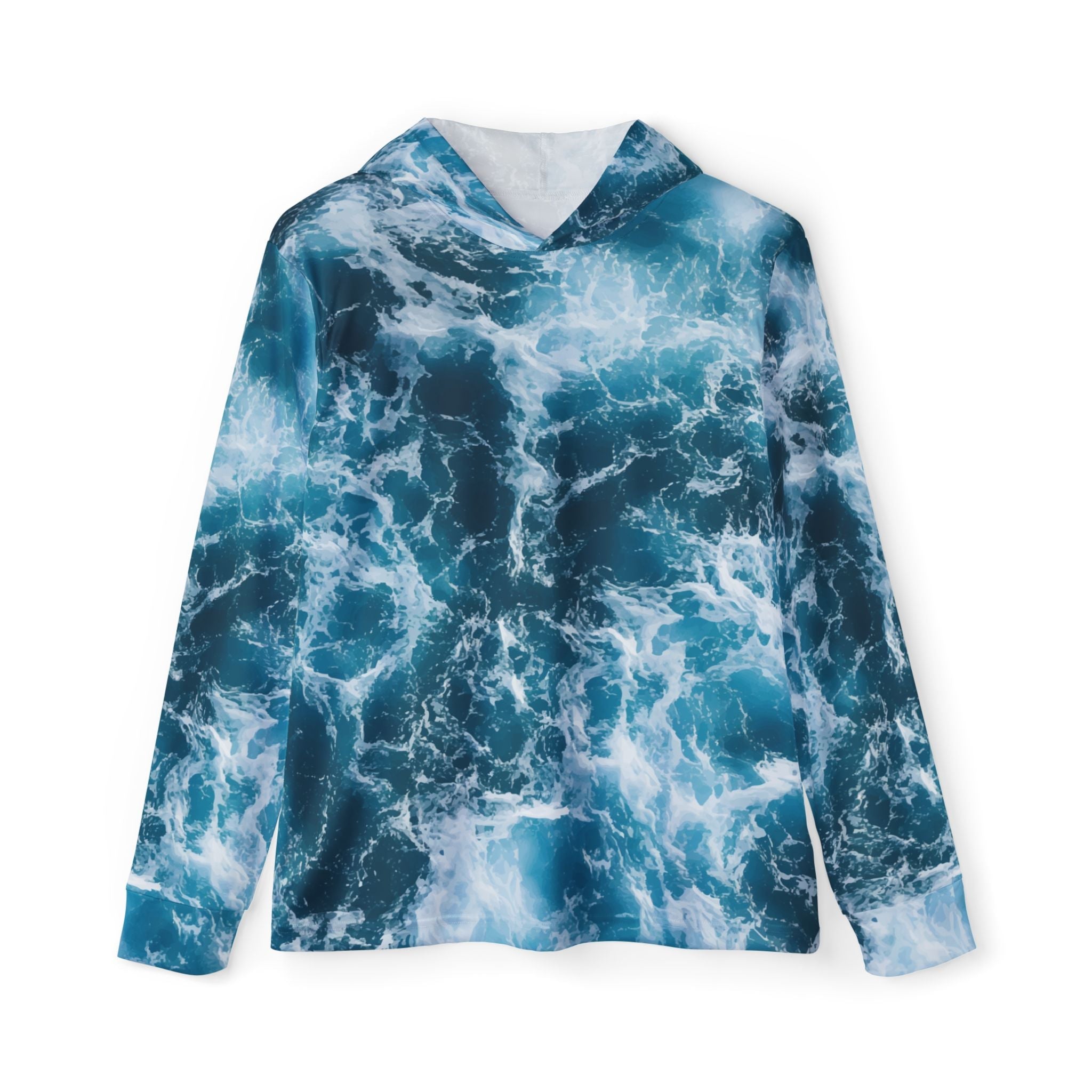Rough Water — Unisex Fishing Pullover Hoodie (SPF 50+)