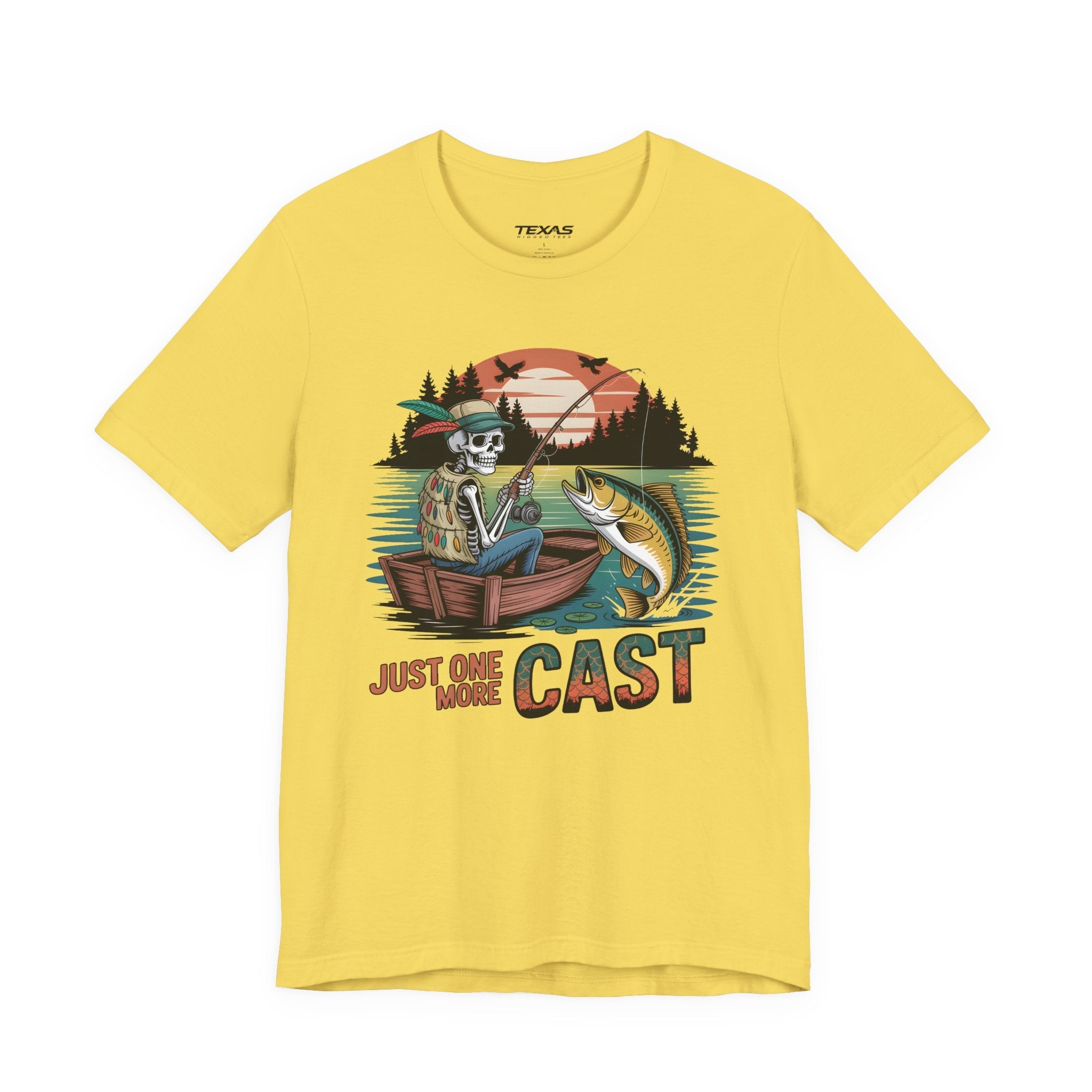 Just One More Cast — Unisex Cotton Tee