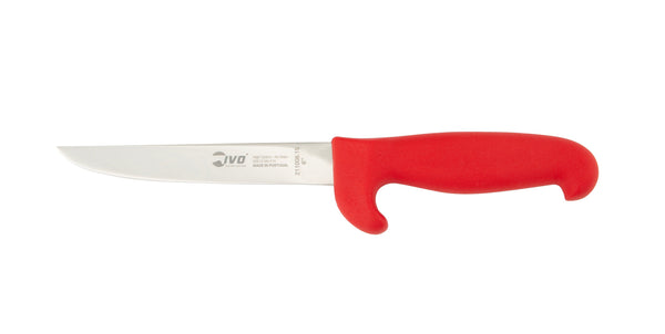 IVO SafetyGrip 6" Semi-Flex Boning Knife, Red