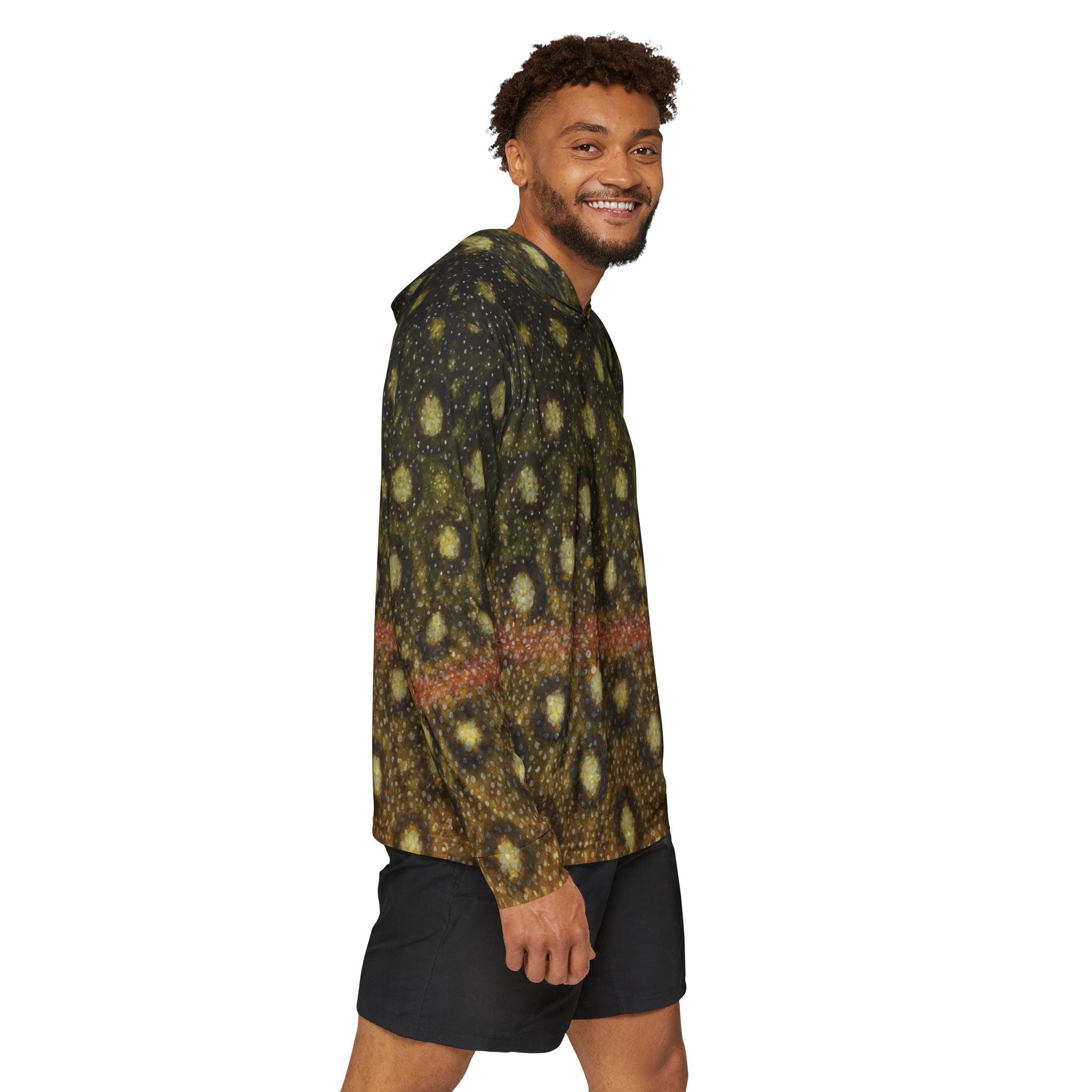 Brook Trout — Unisex Fishing Pullover Hoodie (SPF 50+)