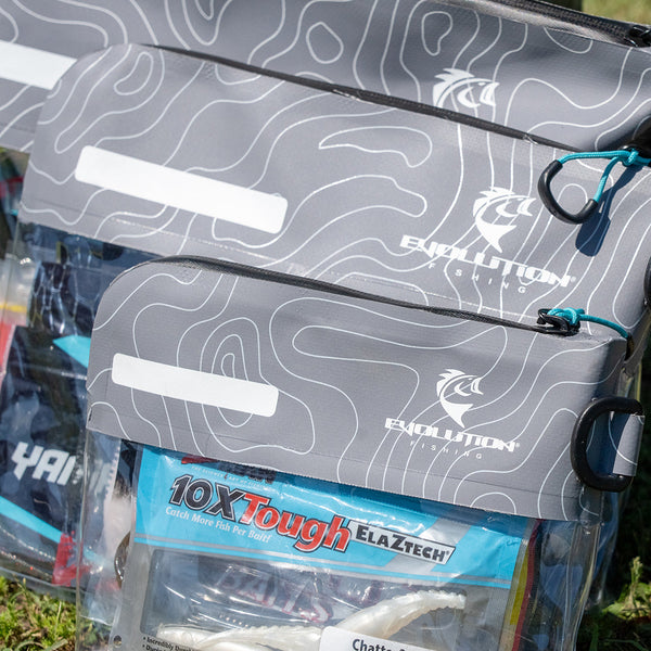 Evolution Outdoor Bass Sack Welded Soft Plastic Storage Bag