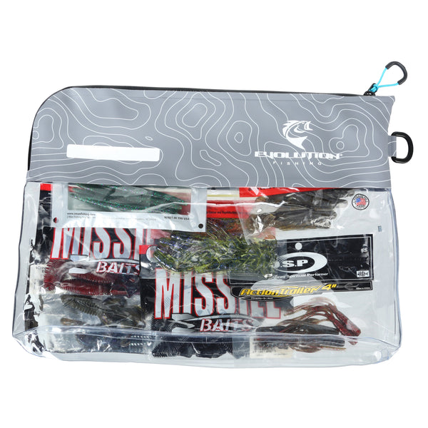 Evolution Outdoor Bass Sack Welded Soft Plastic Storage Bag