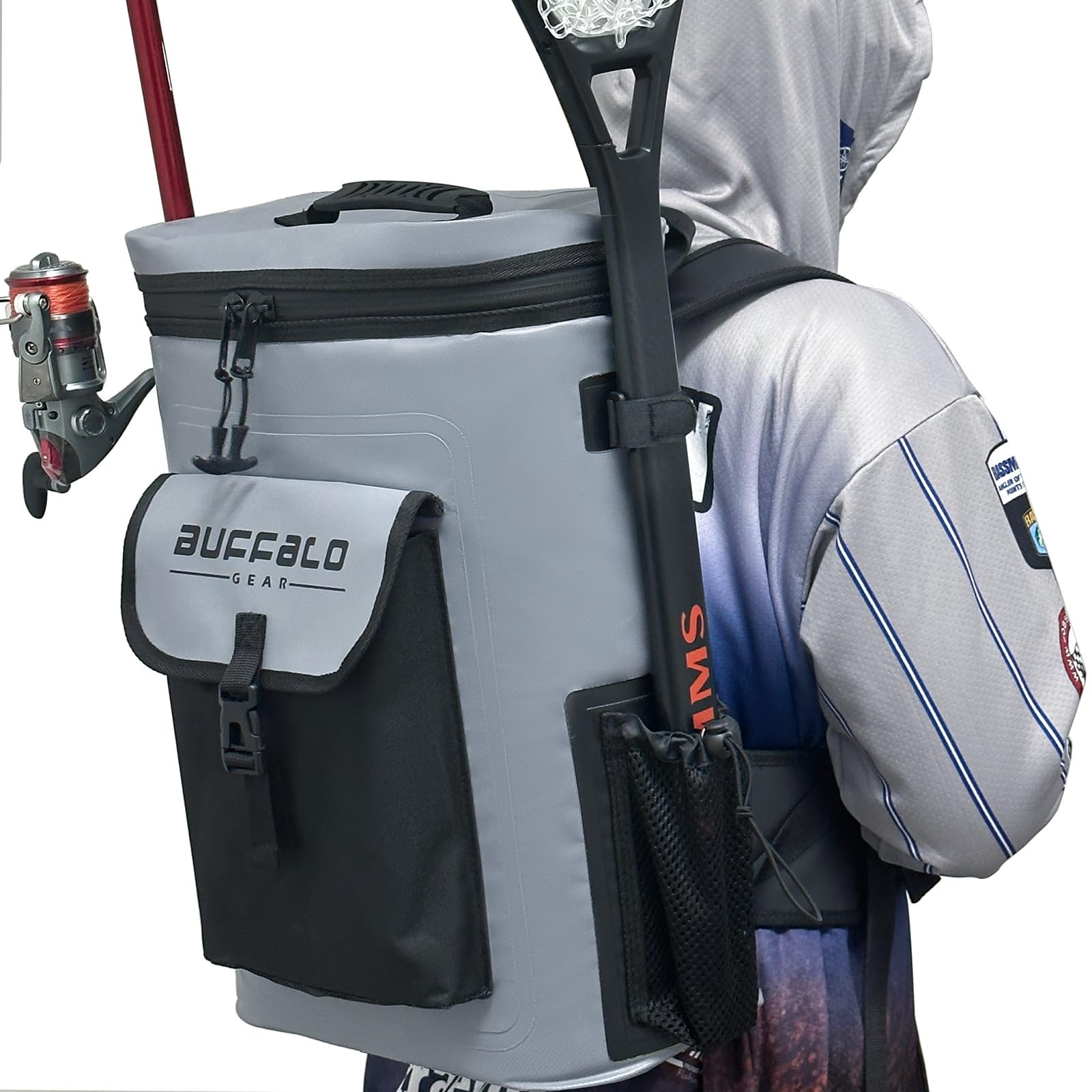 31QT Fish Cooler Backpack, Kill Backpack Gray