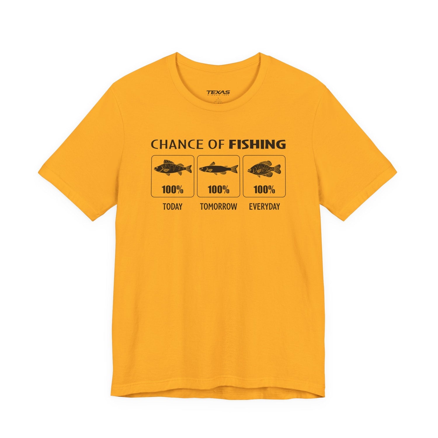 Chance of Fishing — Unisex Cotton Tee