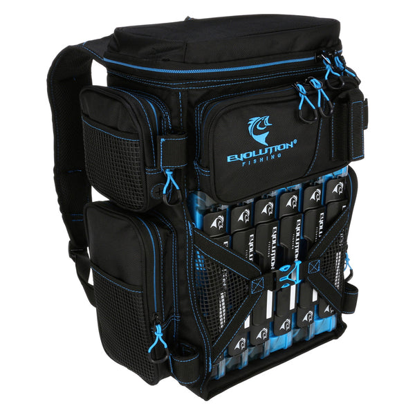 Evolution Outdoor Drift Series 3600 Tackle Backpack with 6 QuikLatch Trays