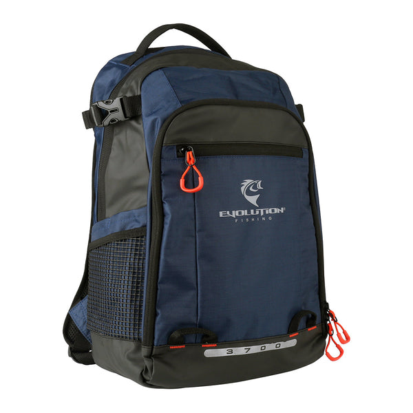 Evolution Outdoor 3700 Smallmouth Tackle Backpack with Rod Holders