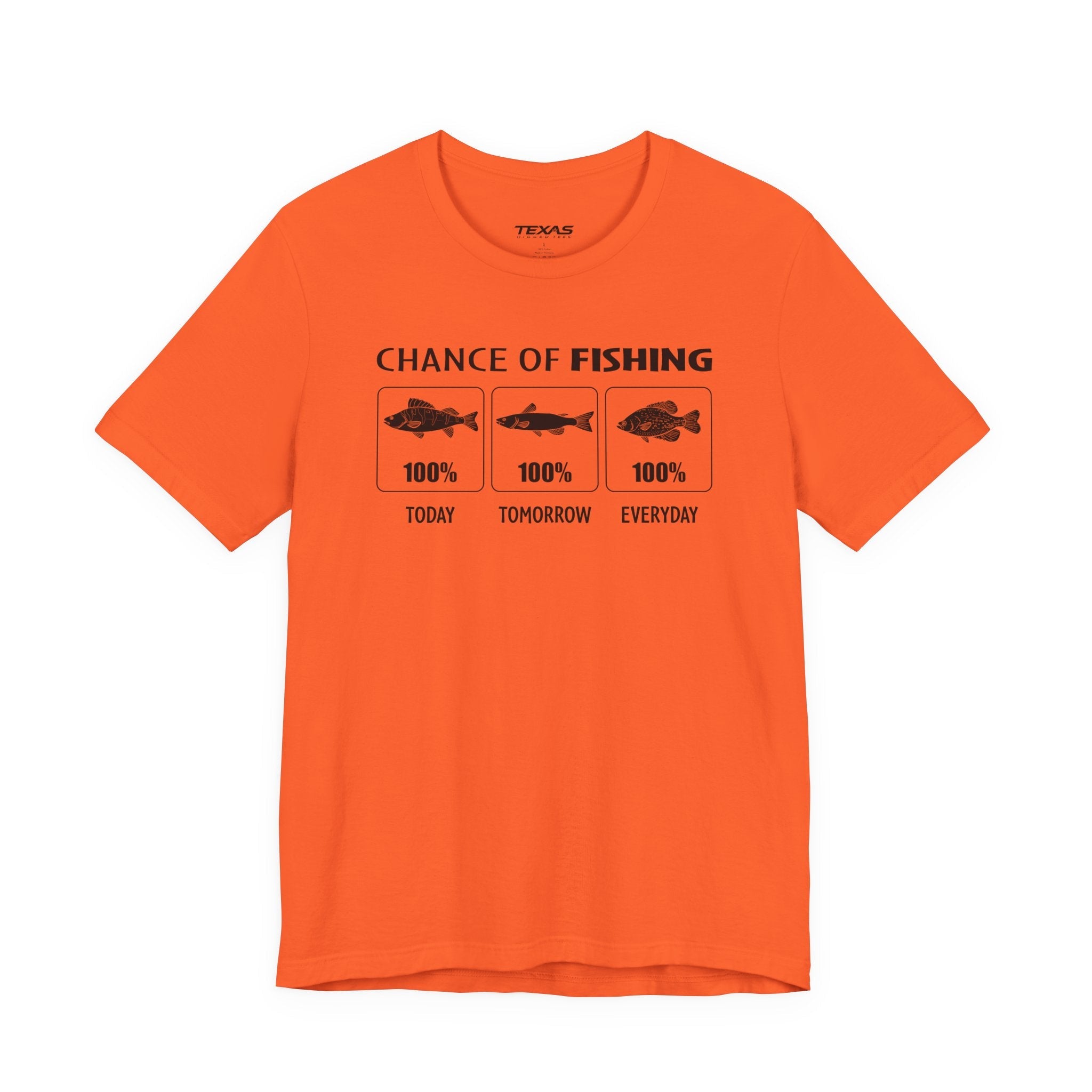 Chance of Fishing — Unisex Cotton Tee