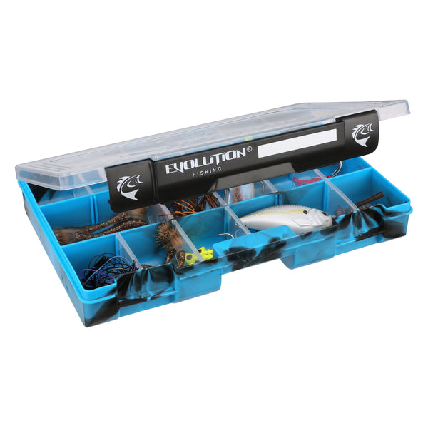 Evolution Outdoor Drift Series 3600 Tackle Tray - Clear Lid, Removable Dividers