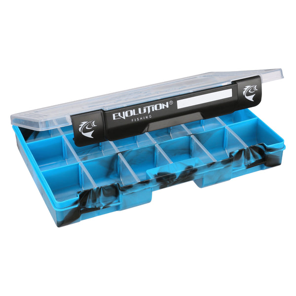 Evolution Outdoor Drift Series 3600 Tackle Tray - Clear Lid, Removable Dividers