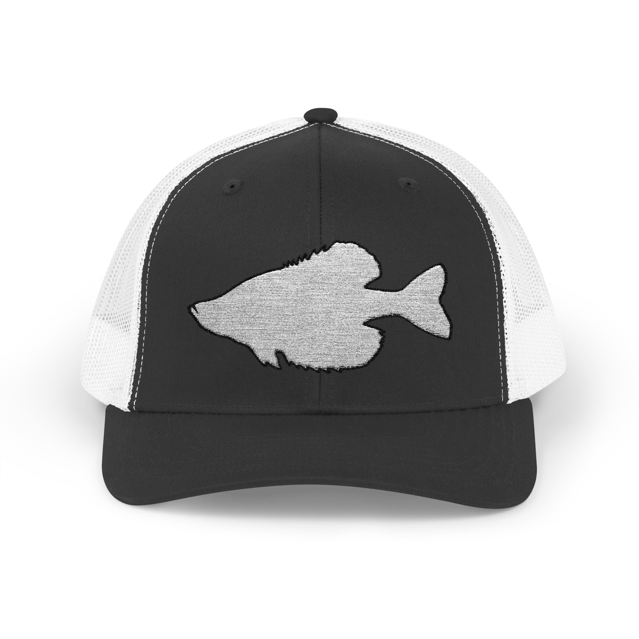 Crappie Silhouette — Embroidered Baseball Cap