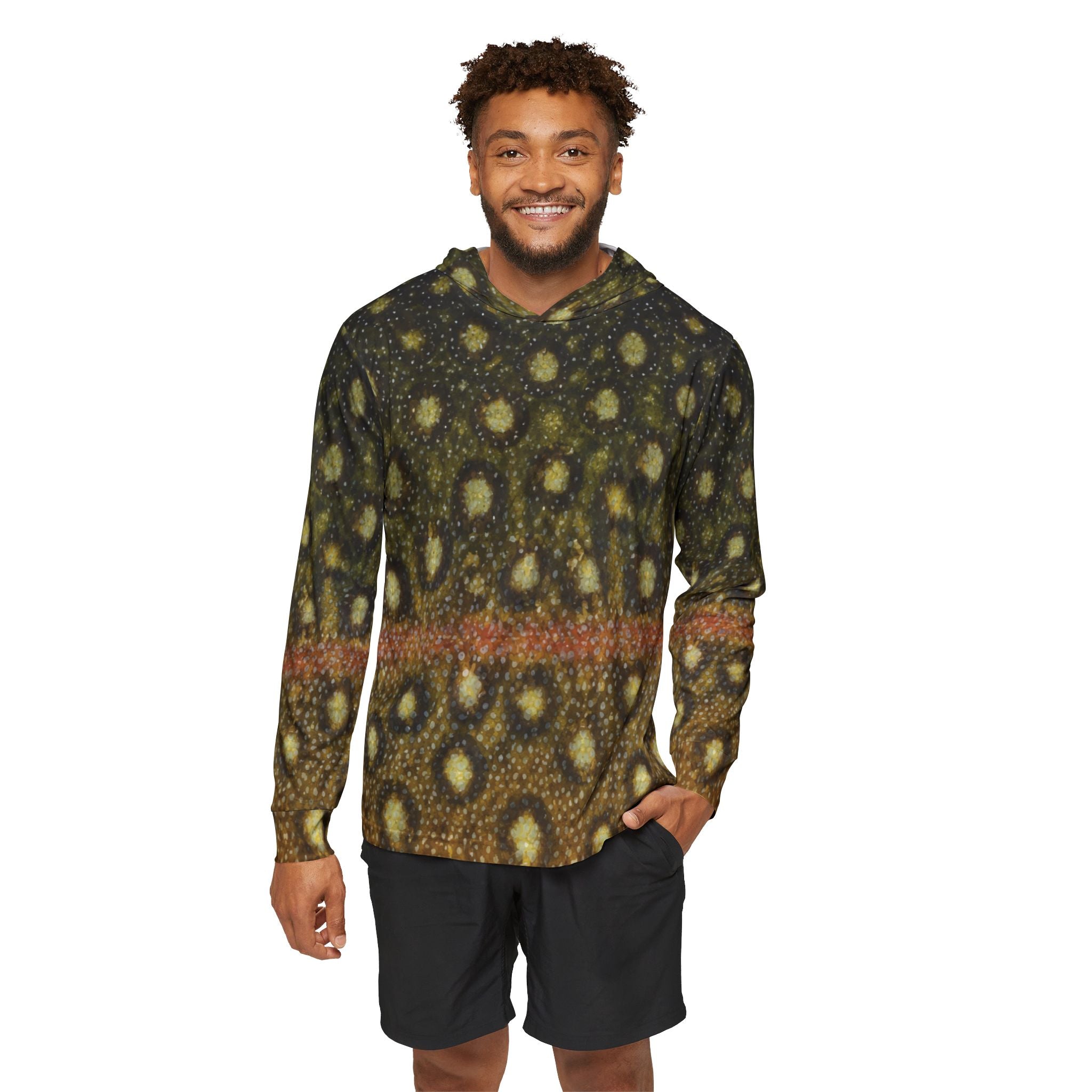 Brook Trout — Unisex Fishing Pullover Hoodie (SPF 50+)