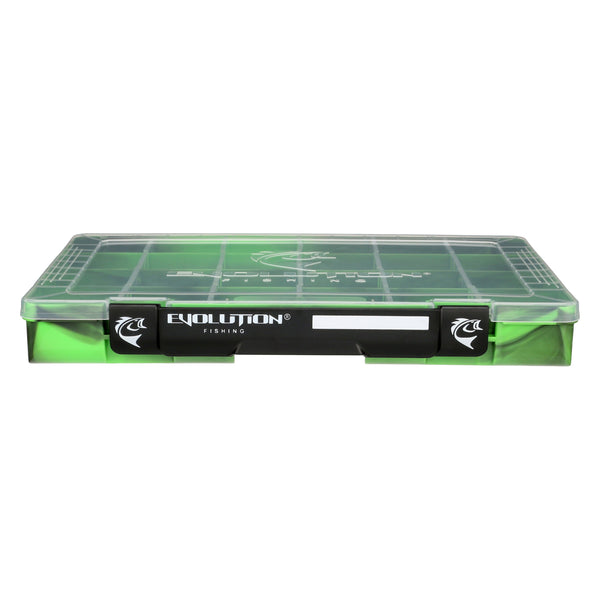 Evolution Outdoor Drift Series 3700 Tackle Tray - Clear Lid, Removable Dividers