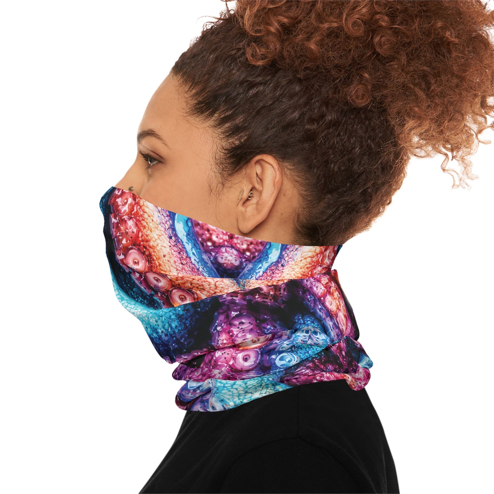 Colorful Octopus — Unisex Neck Gaiter (SPF 50+)