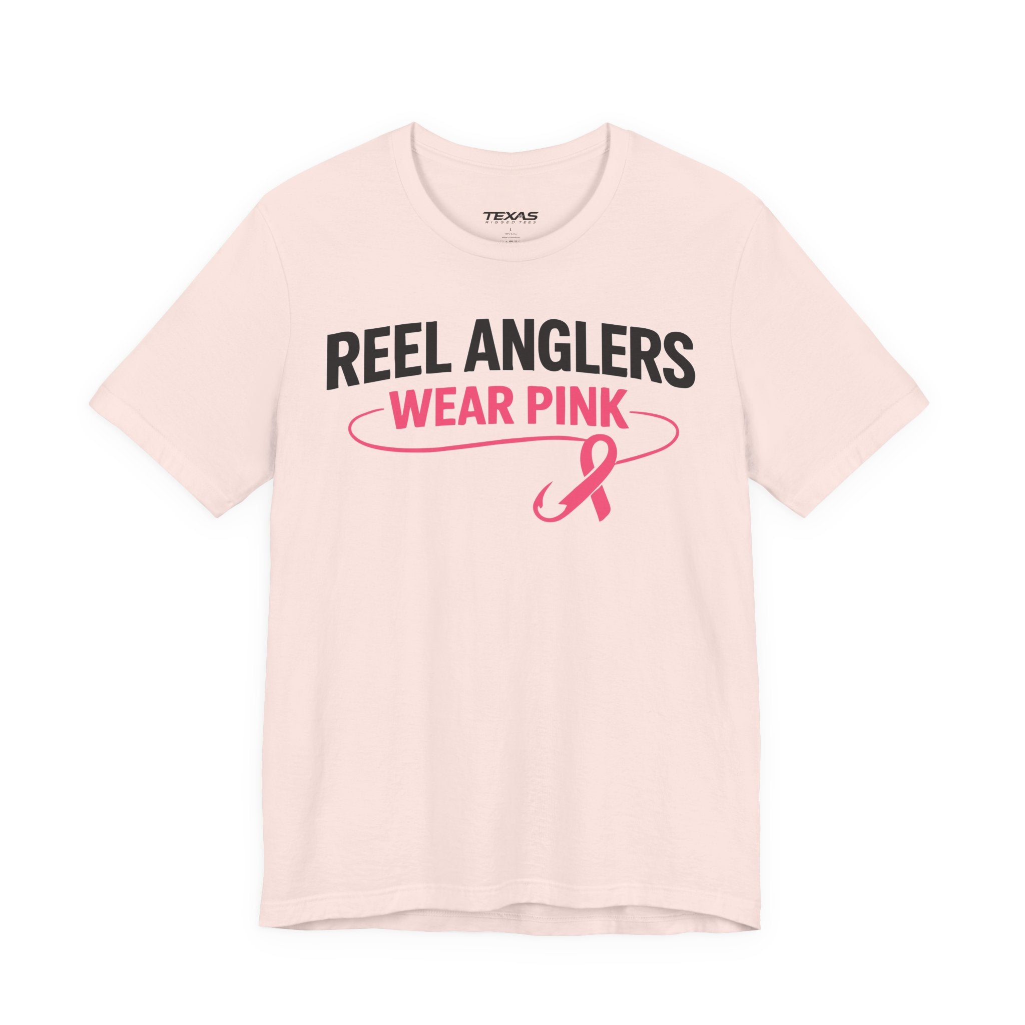 Reel Anglers Wear Pink — Unisex Cotton Tee