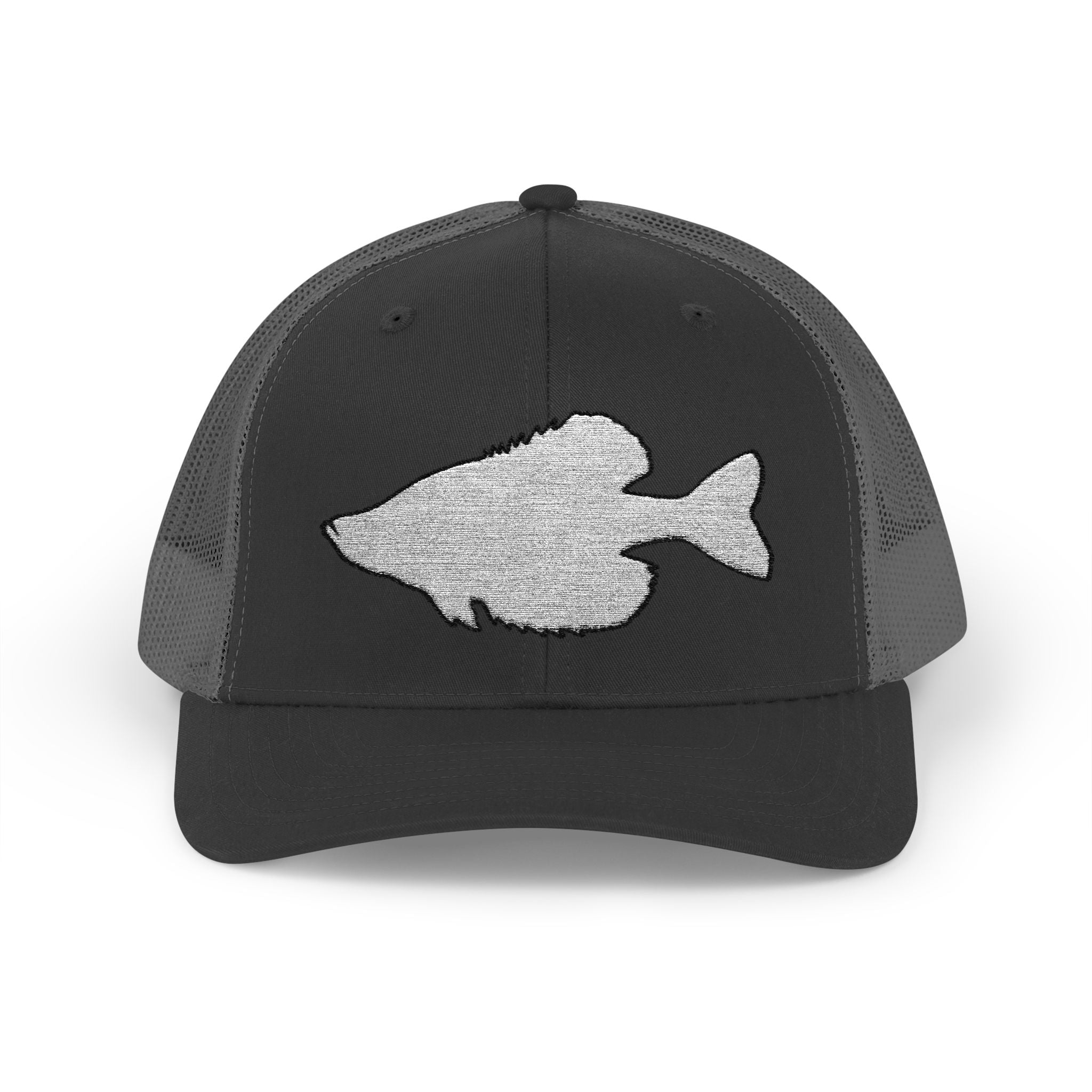 Crappie Silhouette — Embroidered Baseball Cap