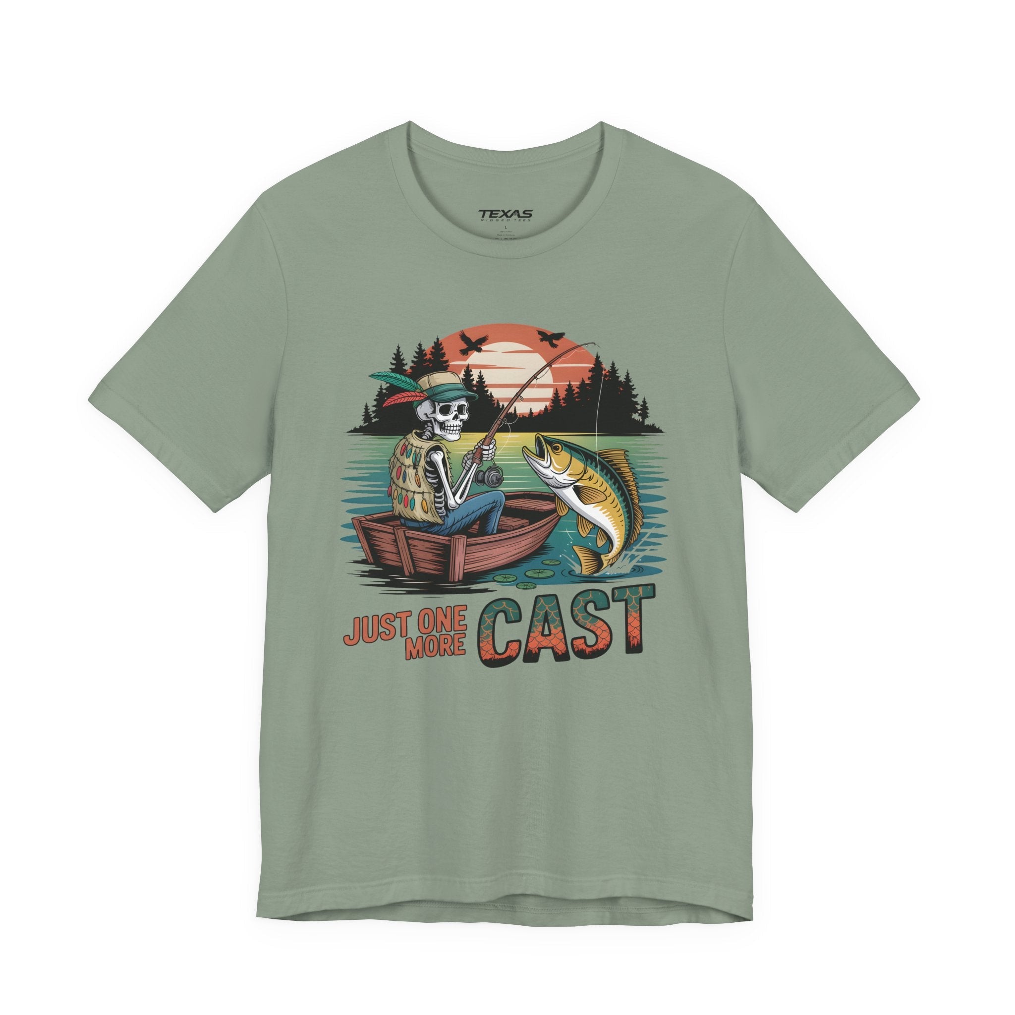 Just One More Cast — Unisex Cotton Tee