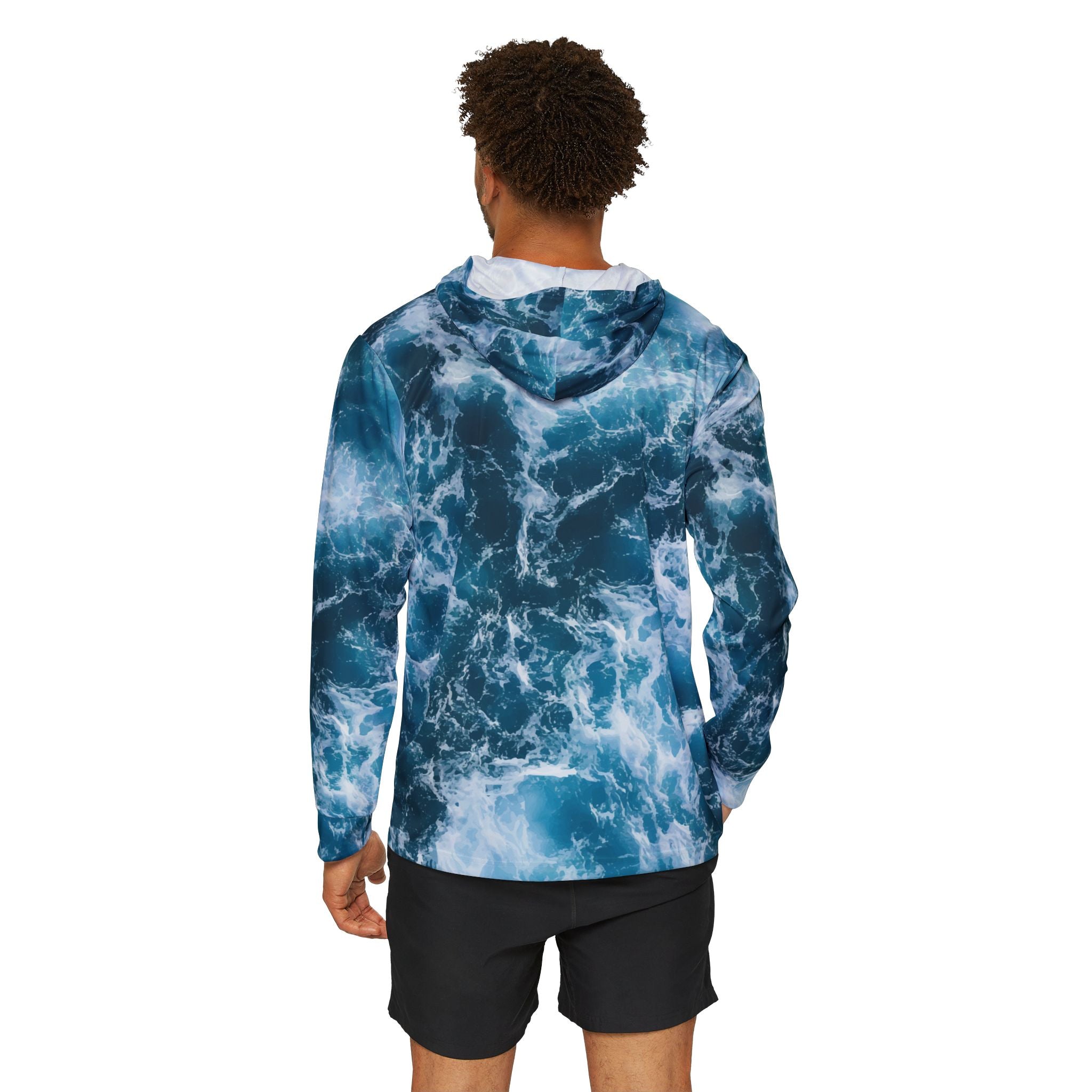 Rough Water — Unisex Fishing Pullover Hoodie (SPF 50+)