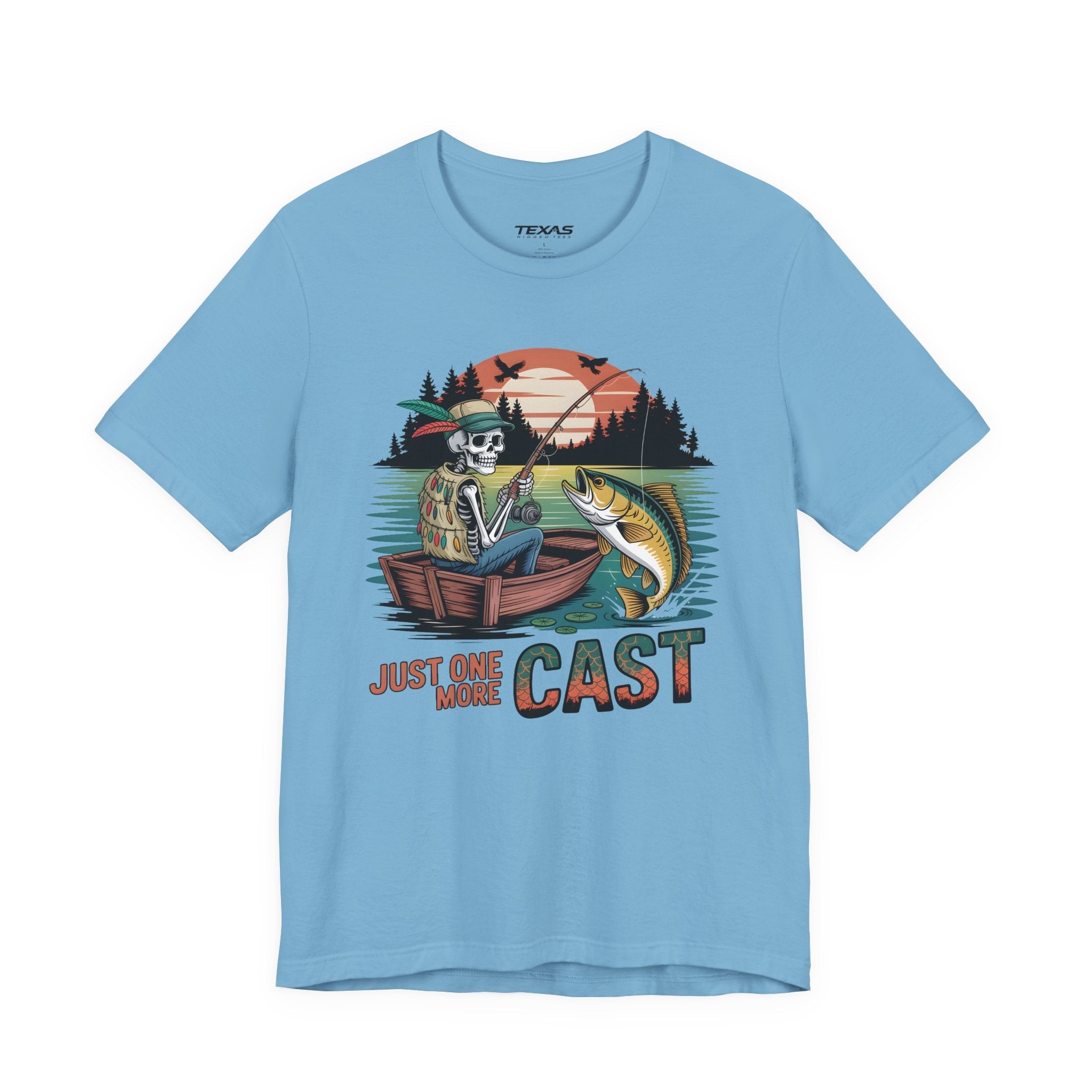 Just One More Cast — Unisex Cotton Tee