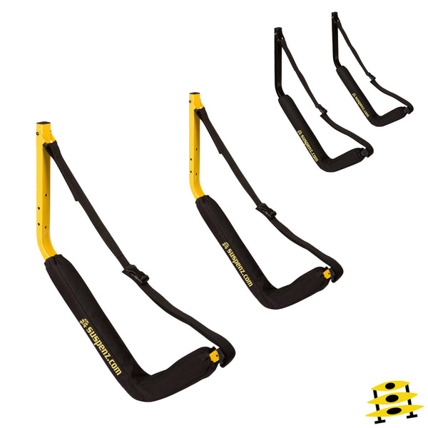 Suspenz Big EZ Kayak Wall Storage Rack for Fishing & Sit-On-Top Kayaks