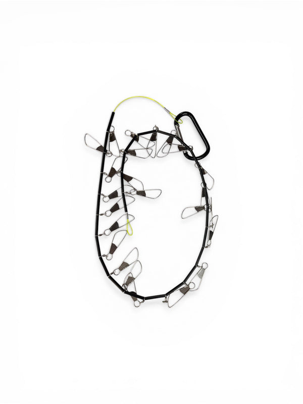 Yak Line High Capacity Inline Fish Stringer, 25 Clips, 6 ft