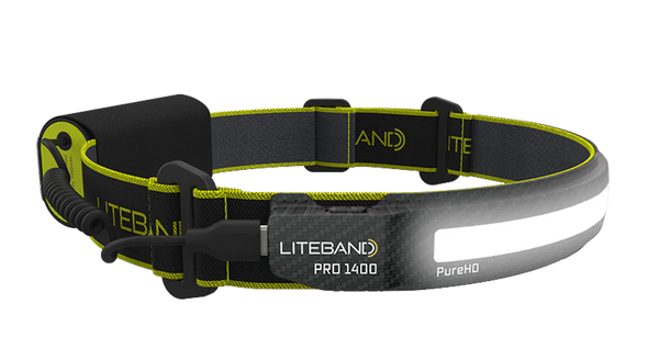 Liteband PRO 1400 Lumen PureHD Wide Beam Rechargeable Headlamp