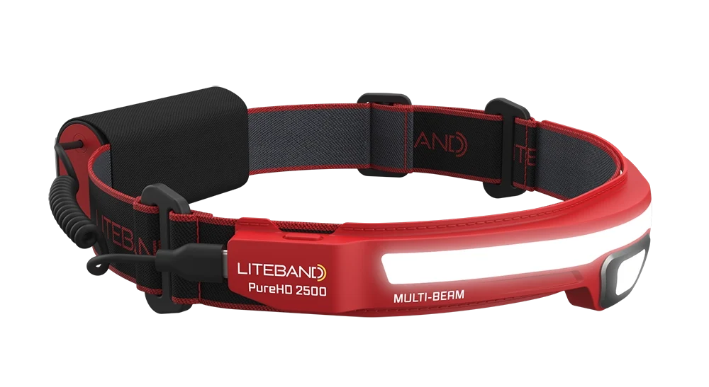Liteband PRO 2500 Lumen PureHD Multi-Beam Rechargeable Headlamp