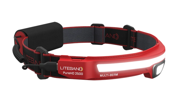 Liteband PRO 2500 Lumen PureHD Multi-Beam Rechargeable Headlamp