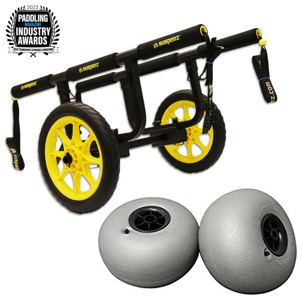 Suspenz Catch-All Universal Airless Cart for Kayaks, SUPs, Canoes & Jon Boats