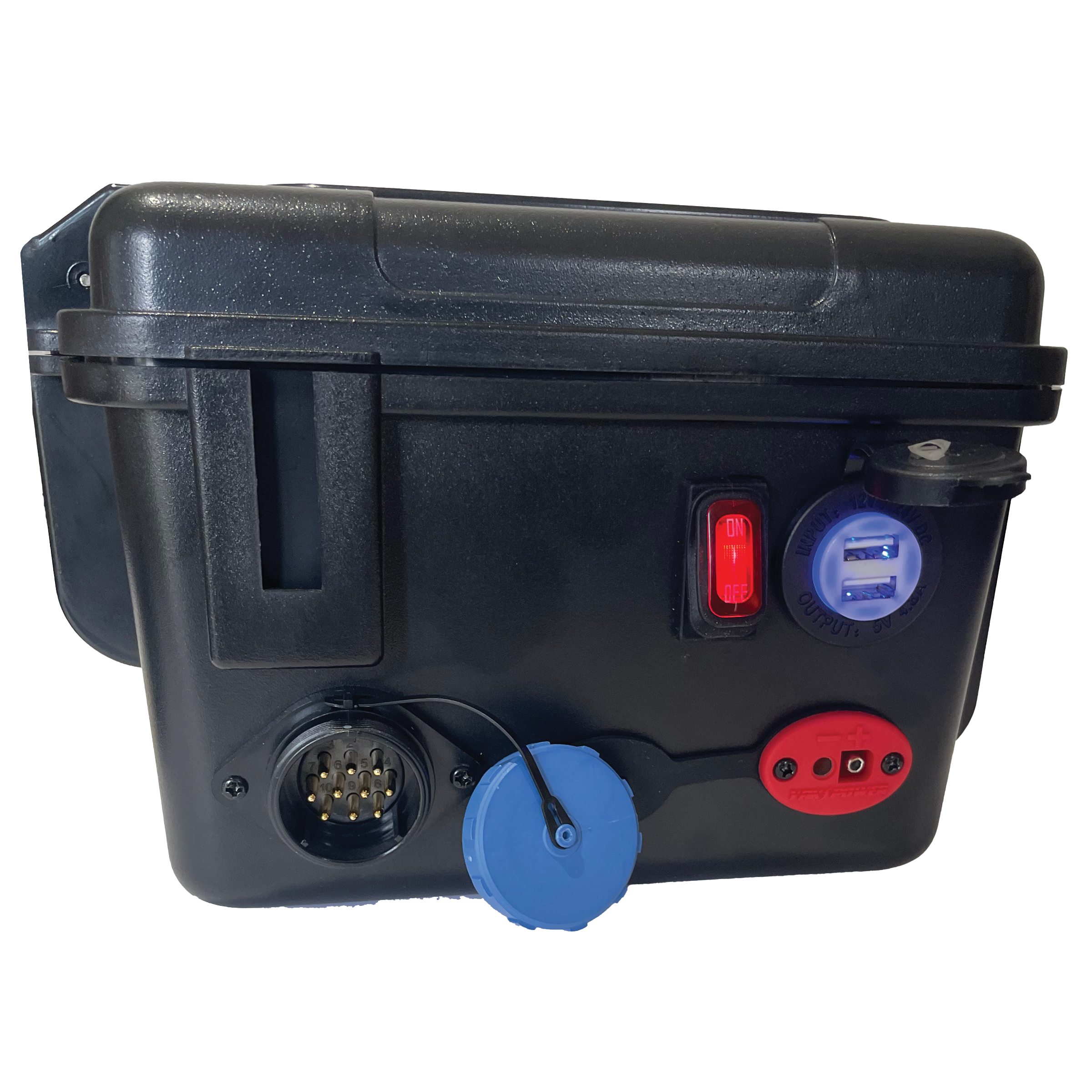 Portable Power Station with 5 Circuit Wireless Digital Switching System (batteries not included)