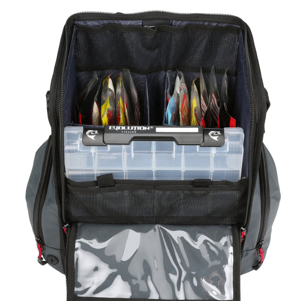 Evolution Outdoor Largemouth 3.0 Tackle Backpack with Three 3600 Trays