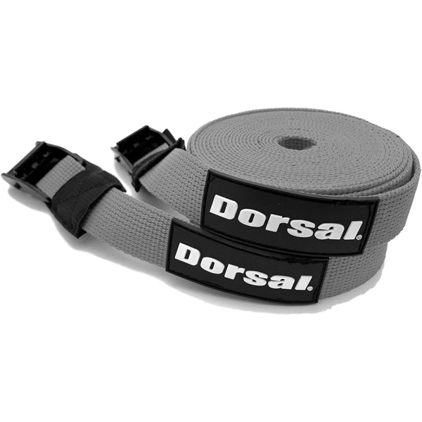 DORSAL Tie-Down Straps for Padded Roof Rack Crossbars, 2-Pack