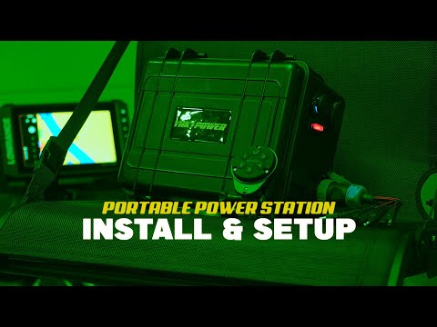 Portable Power Station with 5 Circuit Wireless Digital Switching System (batteries not included)